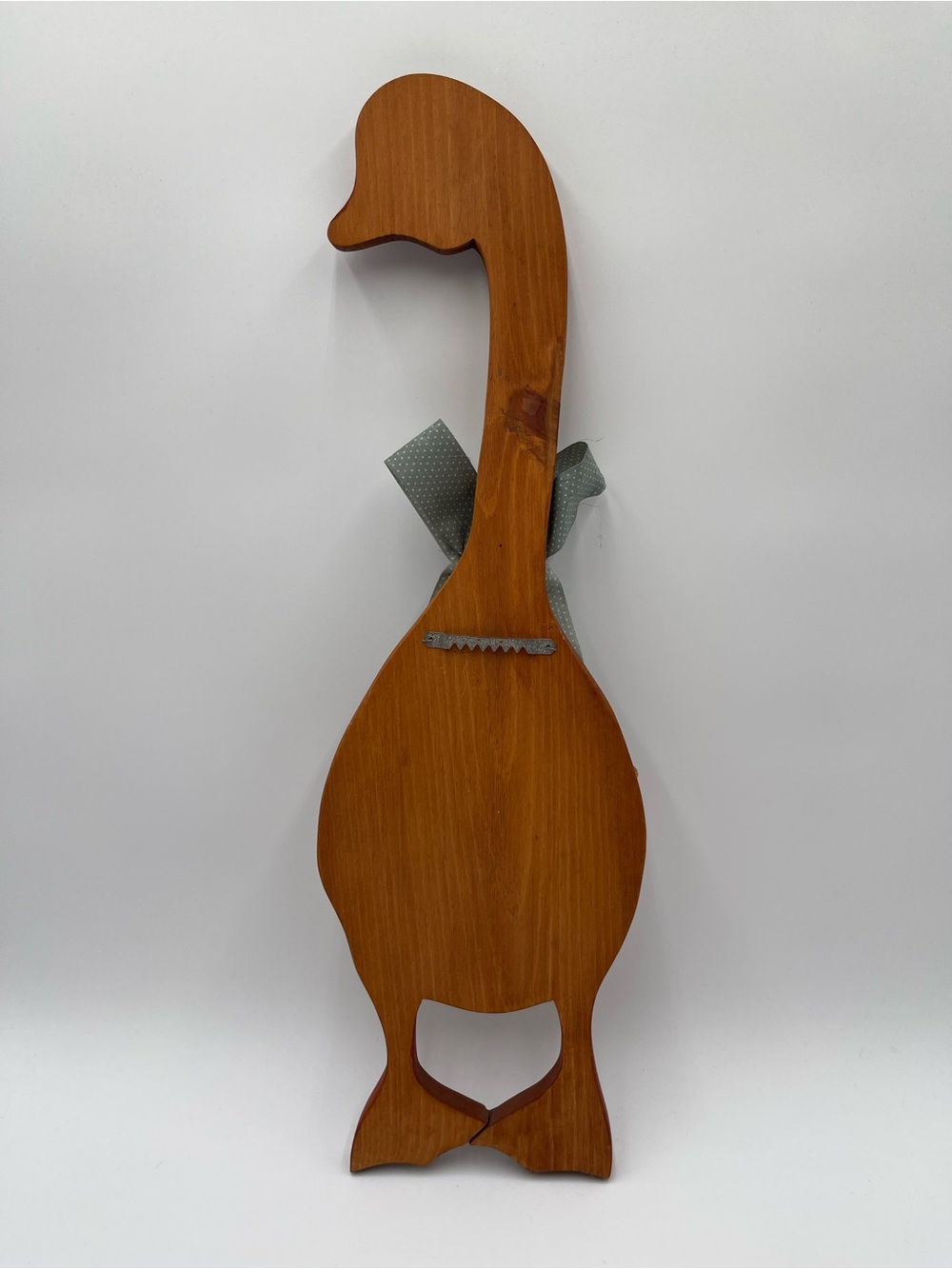 Vtg Wooden Goose Wall Hanging Sign Welcome Home Farmhouse Cottagecore 90s Decor - Picture 4 of 8